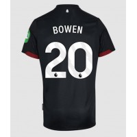 Fotballdrakt Herre West Ham United Jarrod Bowen #20 Bortedrakt 2024-25 Kortermet